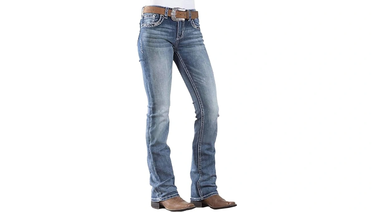 PEIHOT Women’s 90s Mid Rise Bootcut Jeans