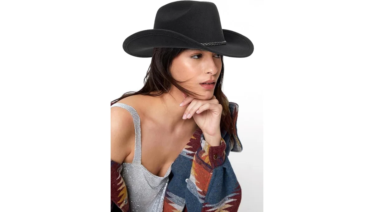 XuoAz Western Cowboy Hat for Men & Women