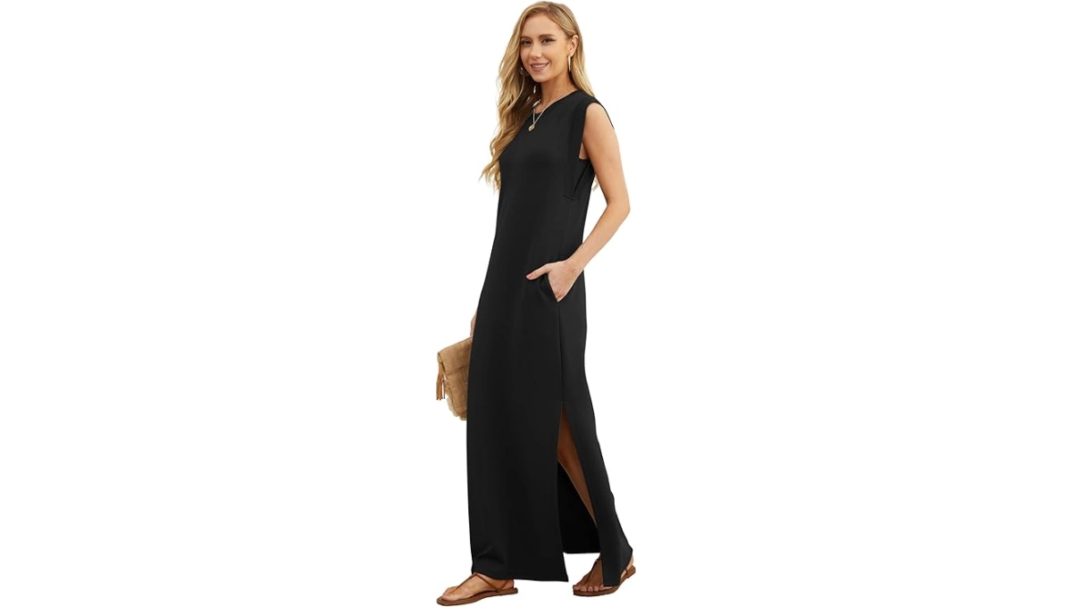 sheer maxi dress