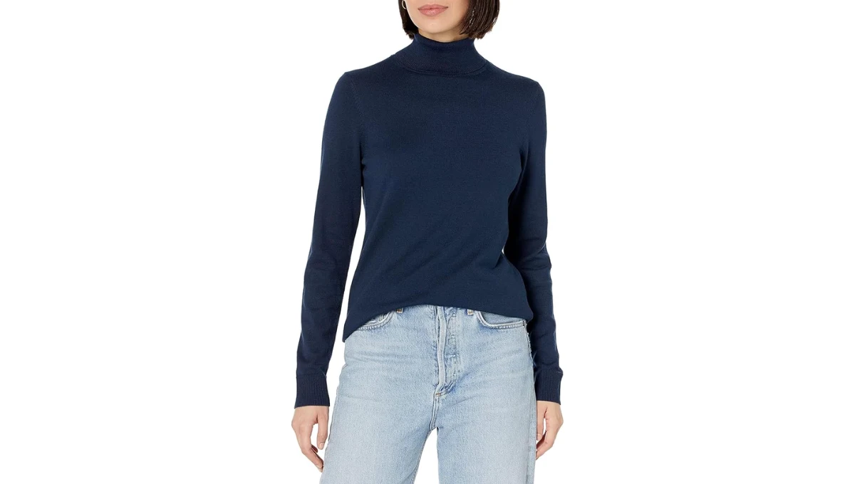 Amazon Essentials Women’s Classic Turtleneck Sweater