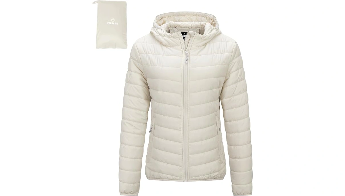 Outdoor Ventures Women’s Packable Quilted Puffer Jacket