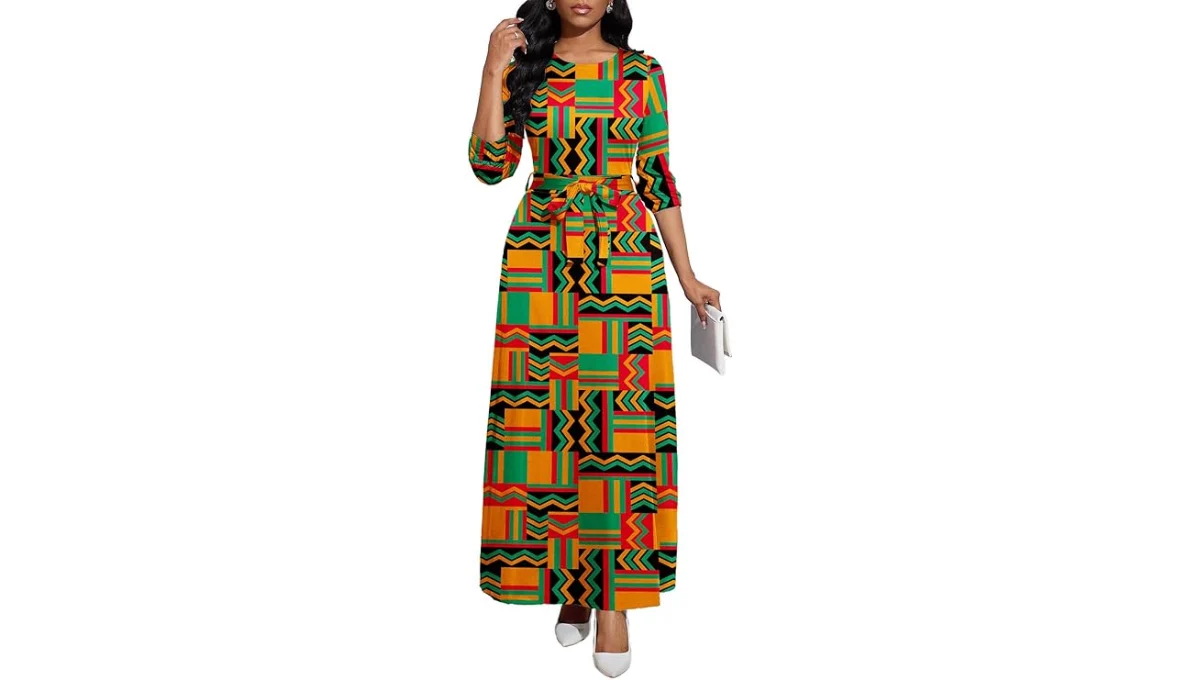 BubFee Long Sleeve Maxi Dress