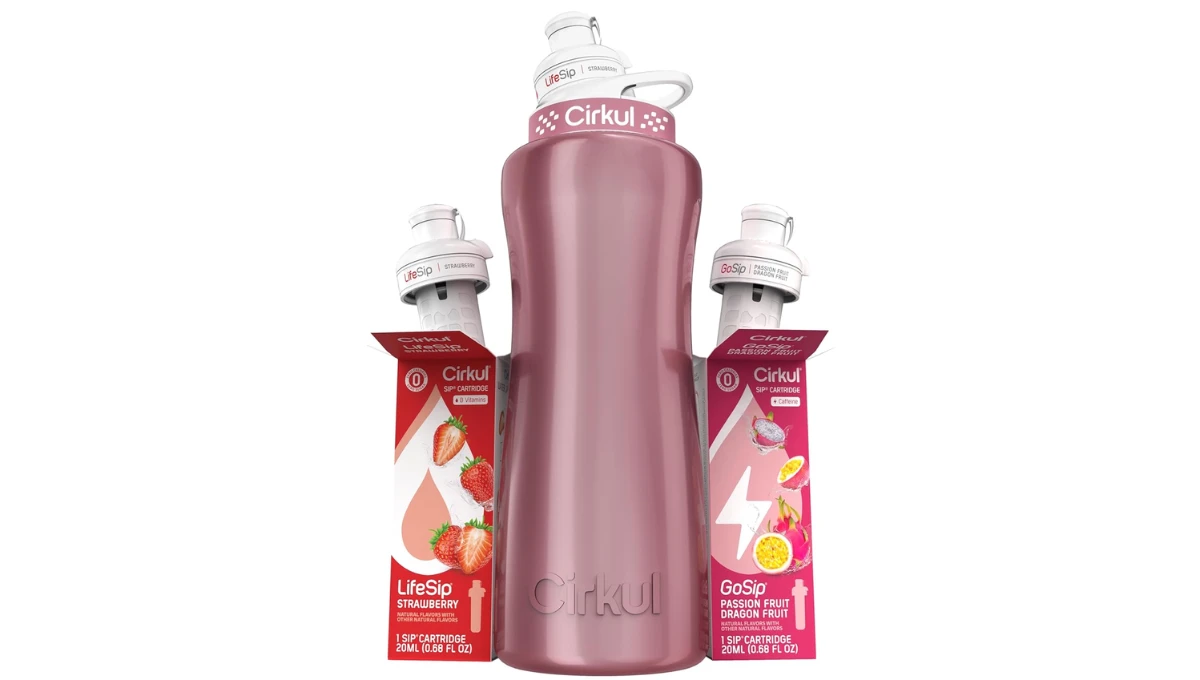 Cirkul 32 oz Rose Gold Stainless Steel Starter Kit